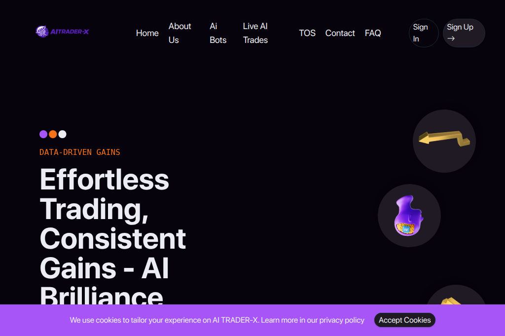 Screenshot of aitraderx.online