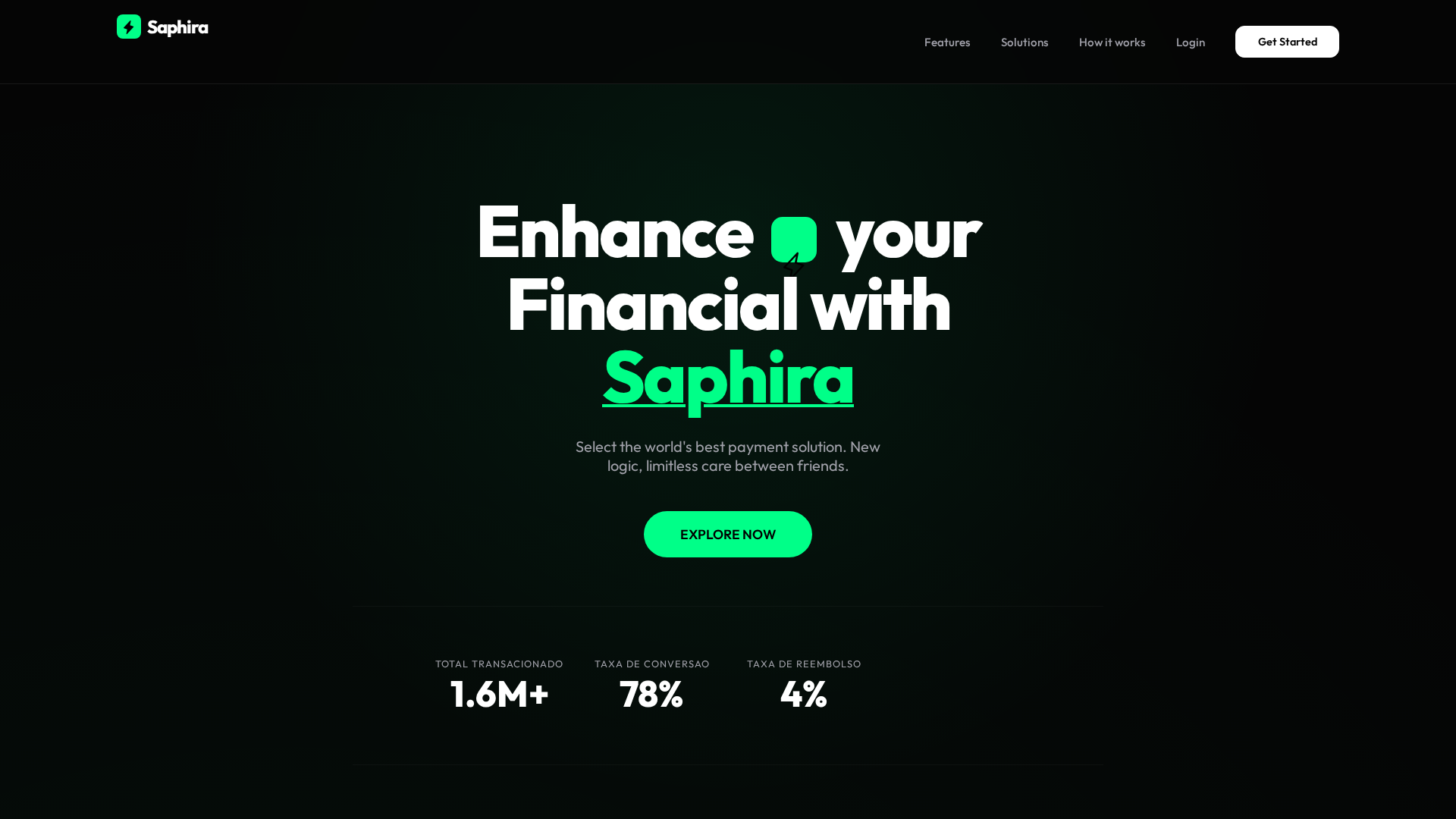 Screenshot of saphira-global.online