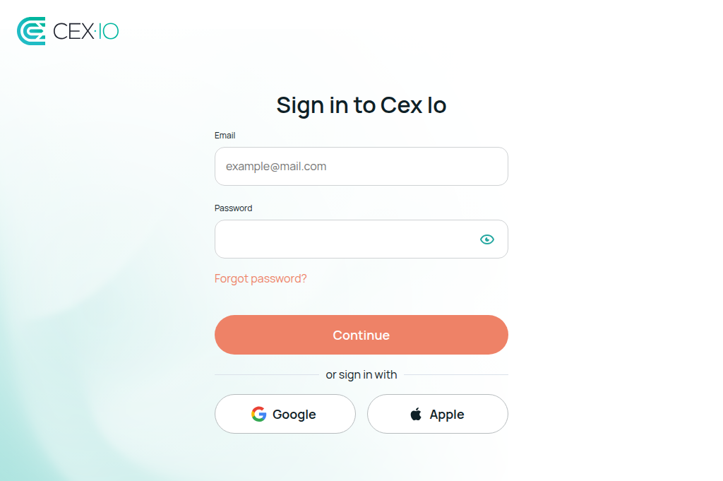 Screenshot of cex-serb.at