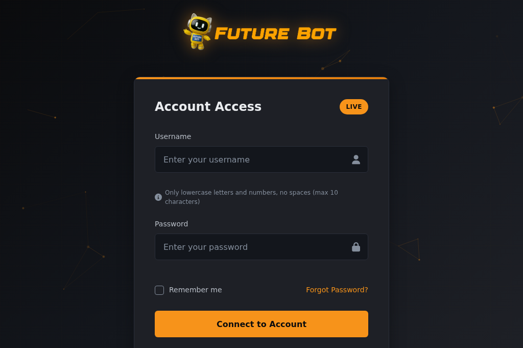 Screenshot of futurebot.world