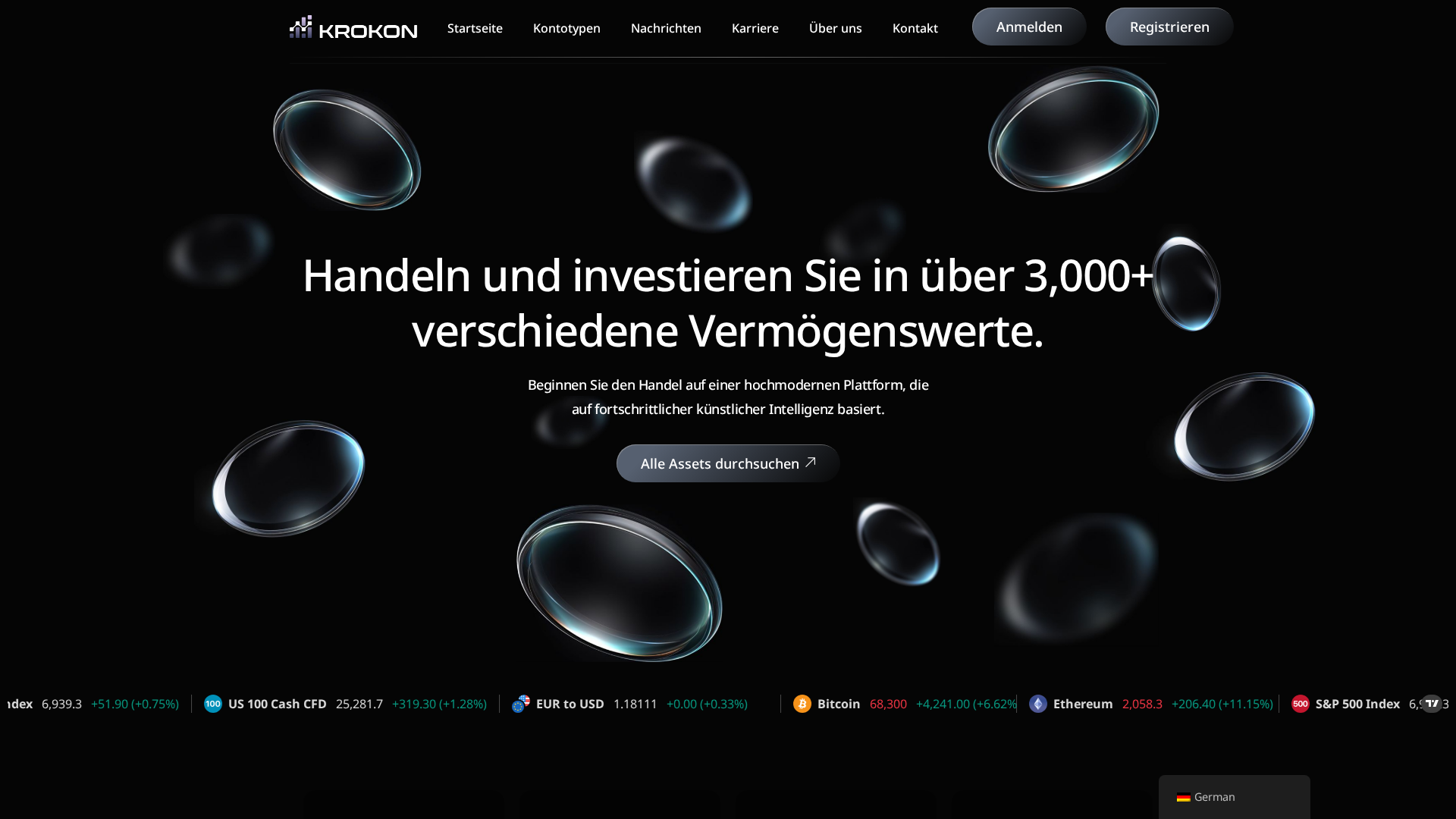 Screenshot of krokon.io