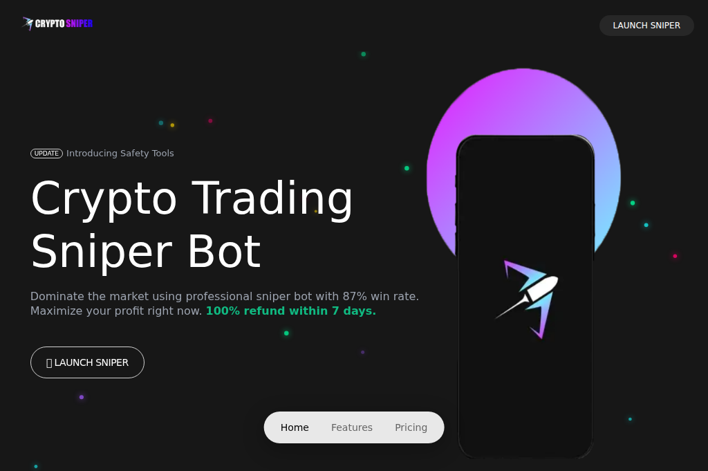 Screenshot of copytrading-bot.com