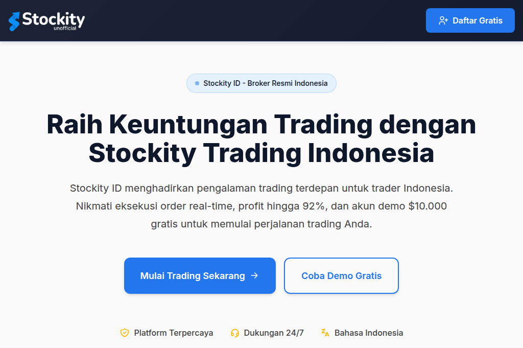 Screenshot of stockityid.net