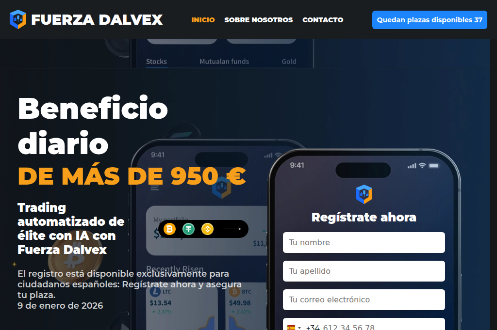 Screenshot of fuerzadalvex.net