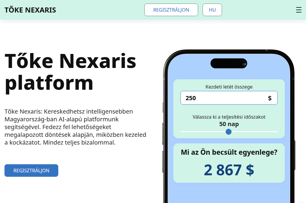 Screenshot of toke-nexaris.com