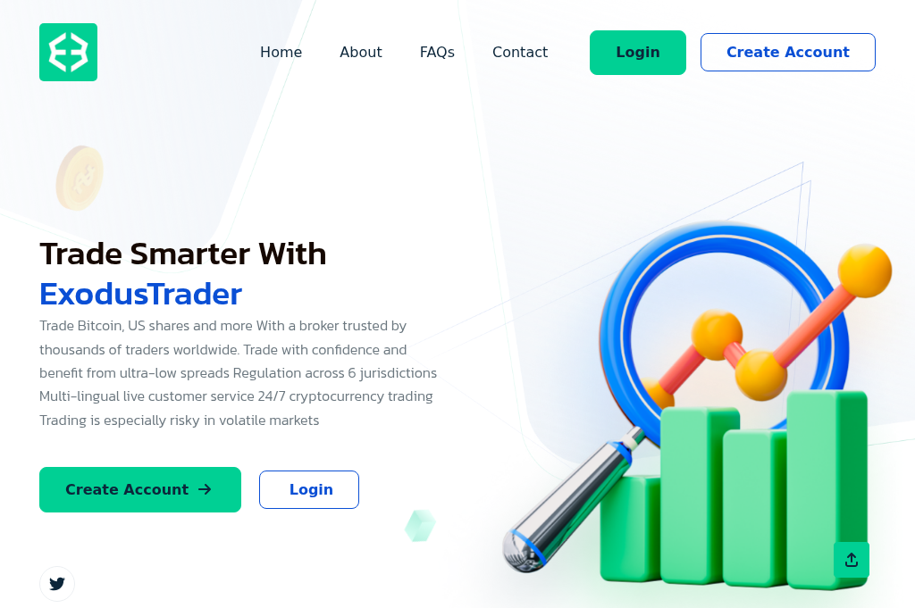 Screenshot of exodus.ac