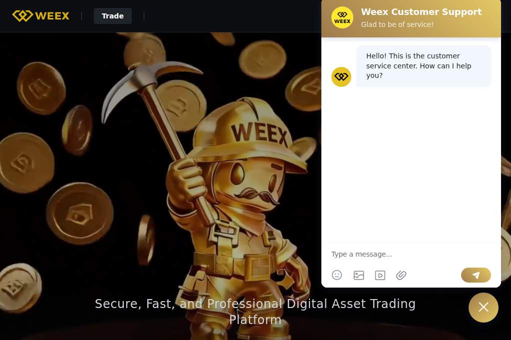 Screenshot of weexjp.vip