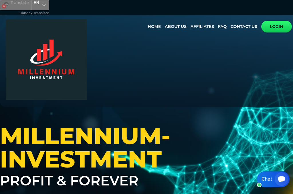 Screenshot of millennium-investments.uk