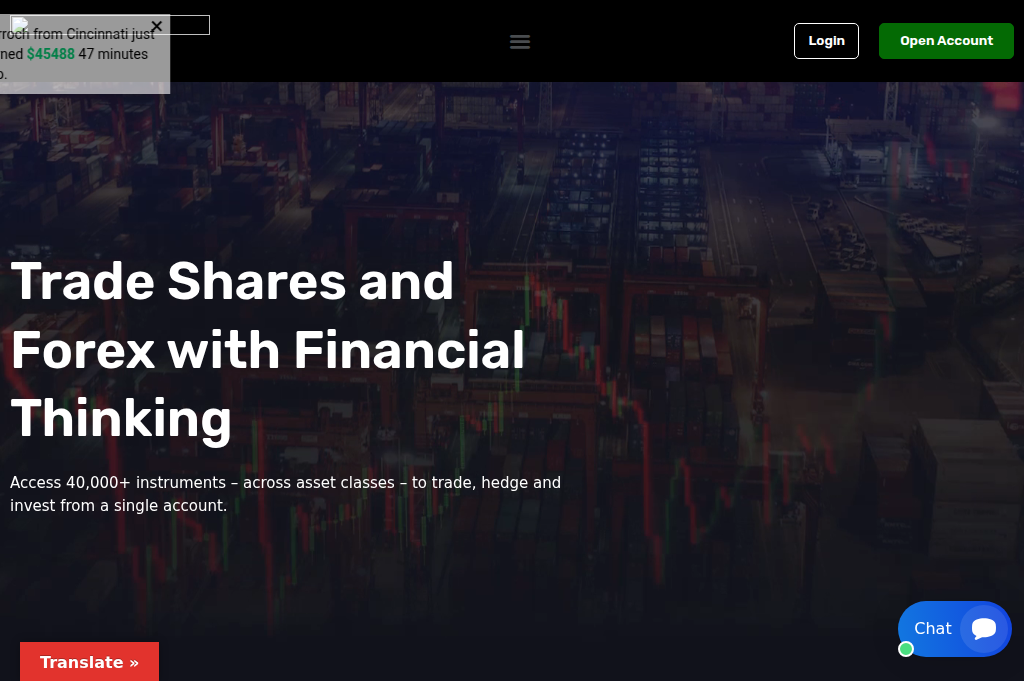 Screenshot of capitals-trade.pro