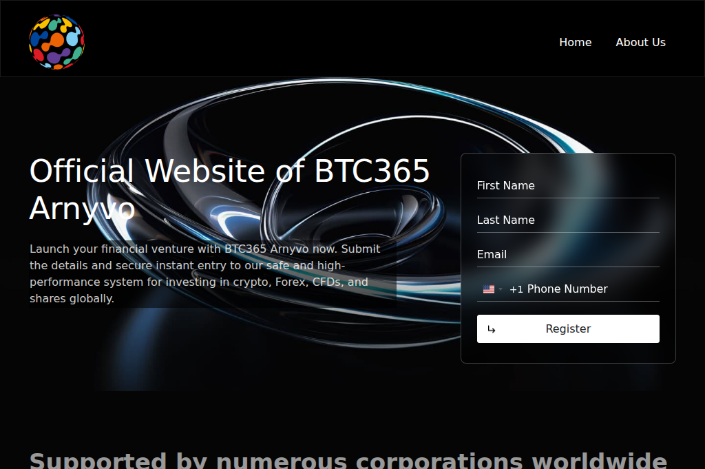 Screenshot of btc365arnyvo.com