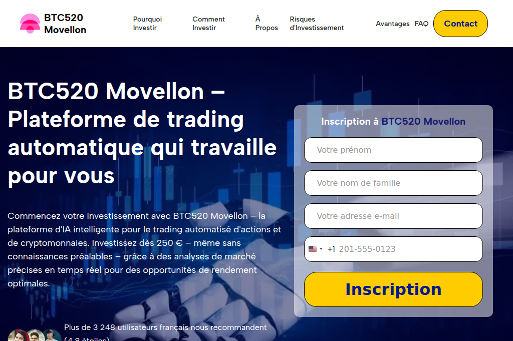 Screenshot of btc520movellon.net