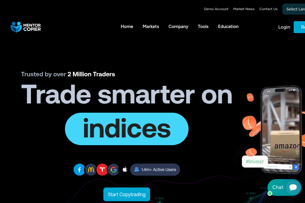 Screenshot of mentorscopier.com