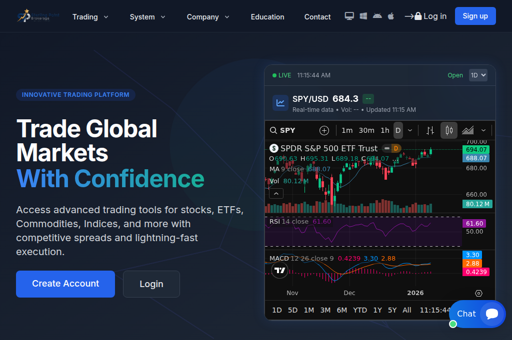 Screenshot of sterlingpointbrokerage.com