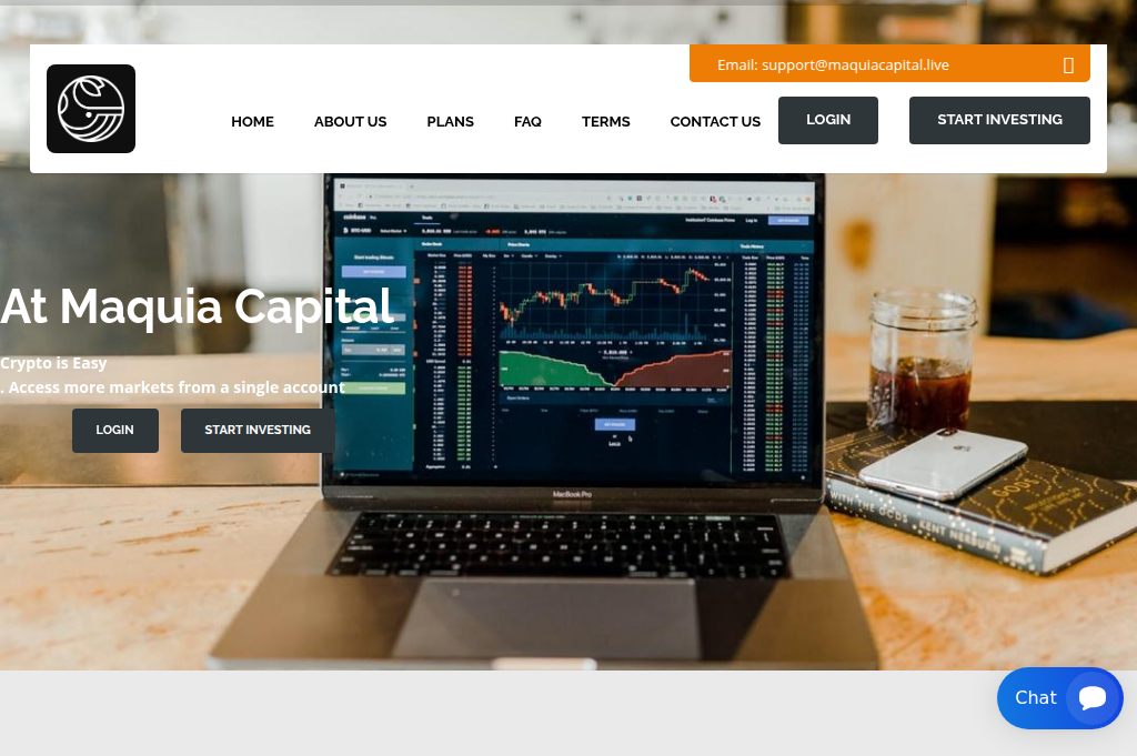 Screenshot of maquiacapital.live