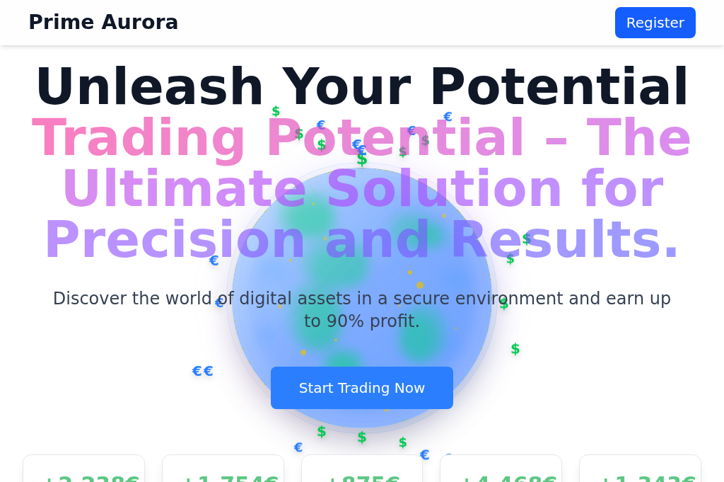 Screenshot of primeaurainvest.org