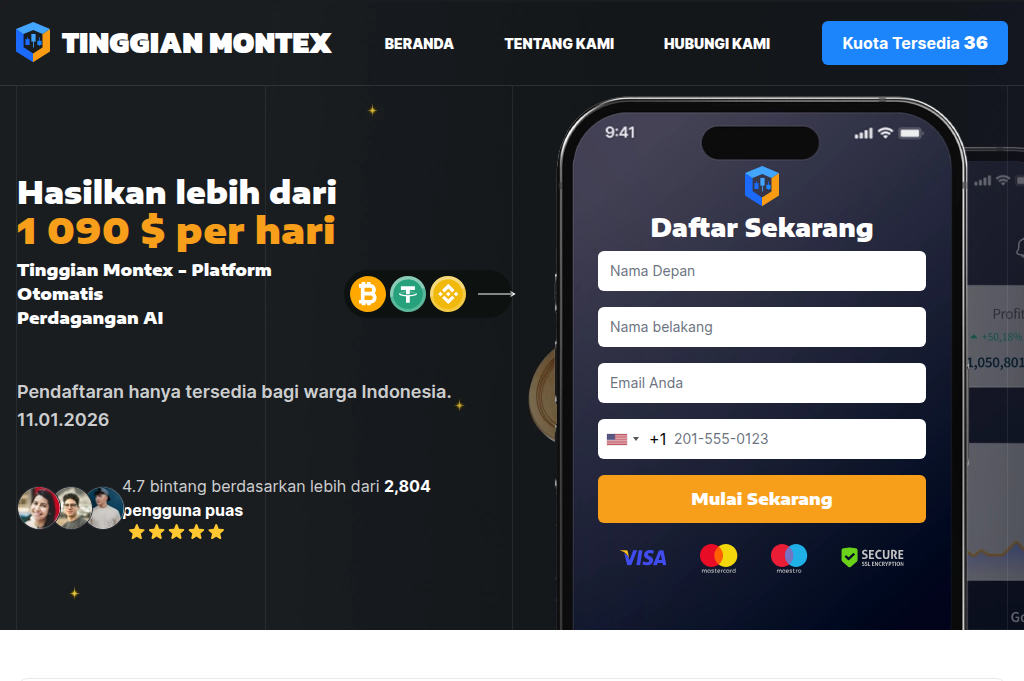Screenshot of tinggian-montex.com