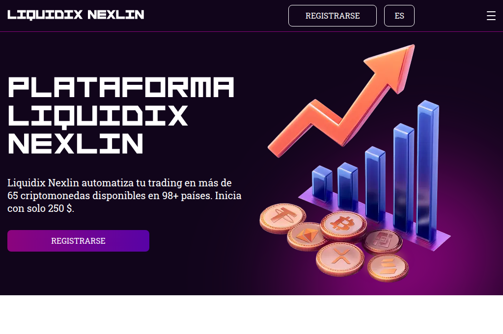 Screenshot of liquidix-nexlin.com