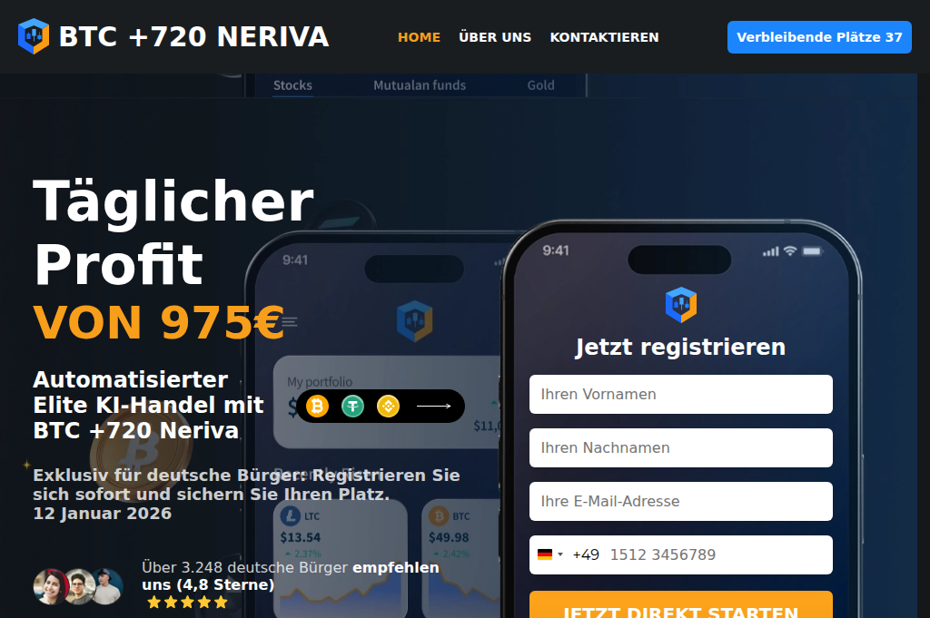 Screenshot of btc720neriva.de
