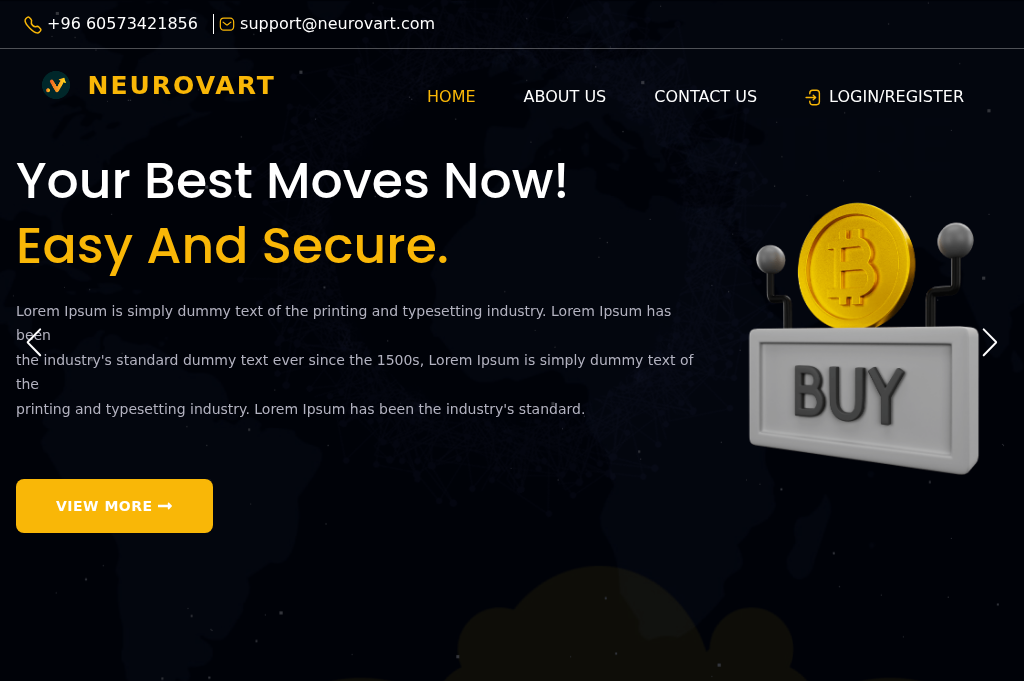 Screenshot of neurovart.com