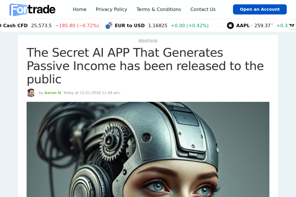 Screenshot of worldnewssai.com