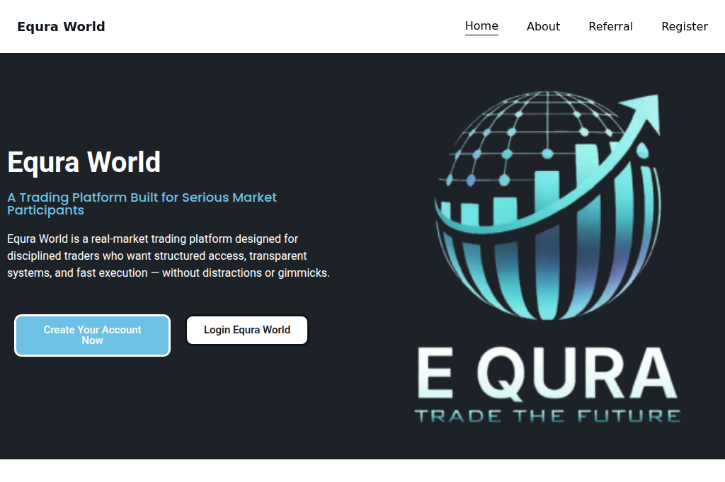 Screenshot of tradingequra.site