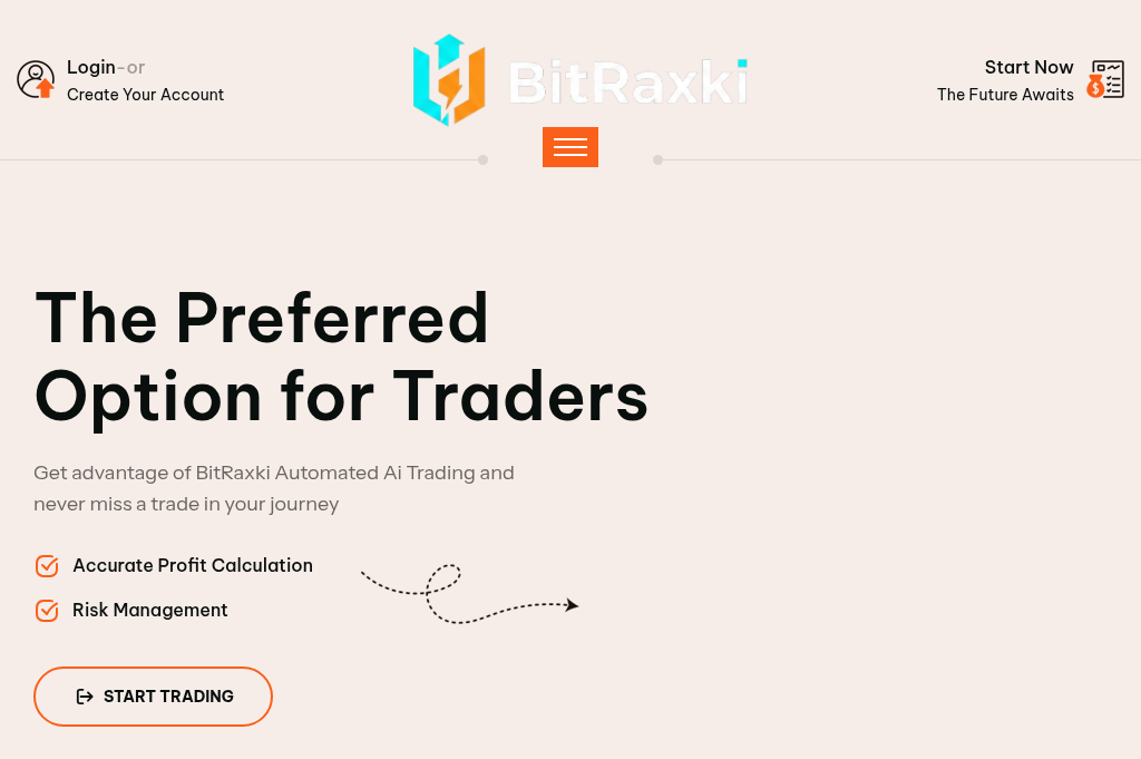 Screenshot of bitraxki.com