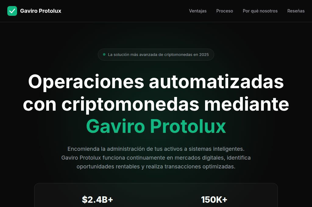 Screenshot of gaviro-protolux.pro