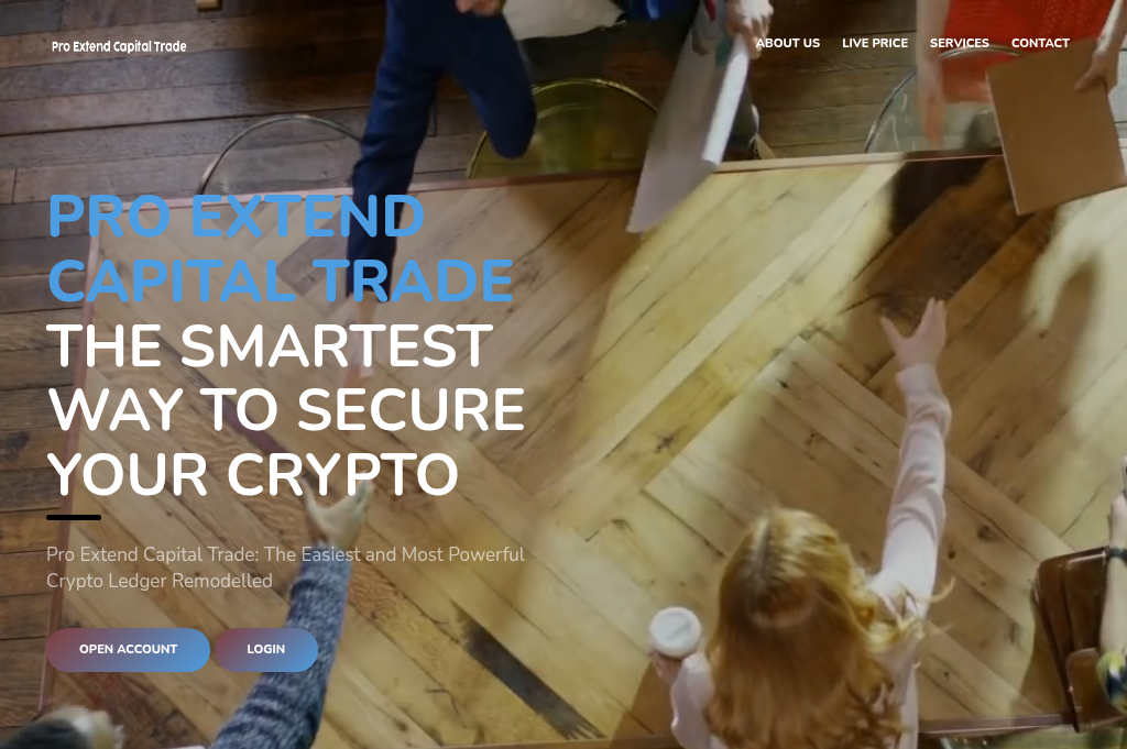 Screenshot of proextendcapitaltrade.org