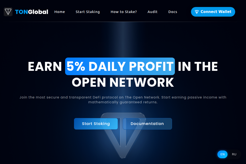 Screenshot of tonglobal.io