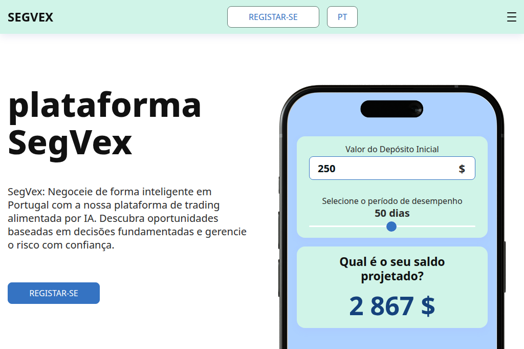 Screenshot of segvex.com