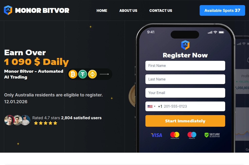 Screenshot of monor-bitvor.com