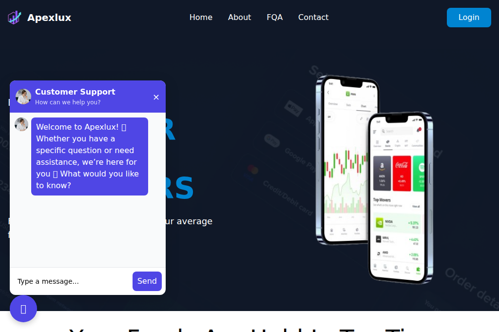 Screenshot of apexlux.site