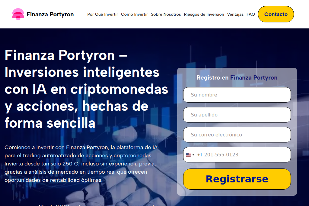 Screenshot of finanza-portyron.net
