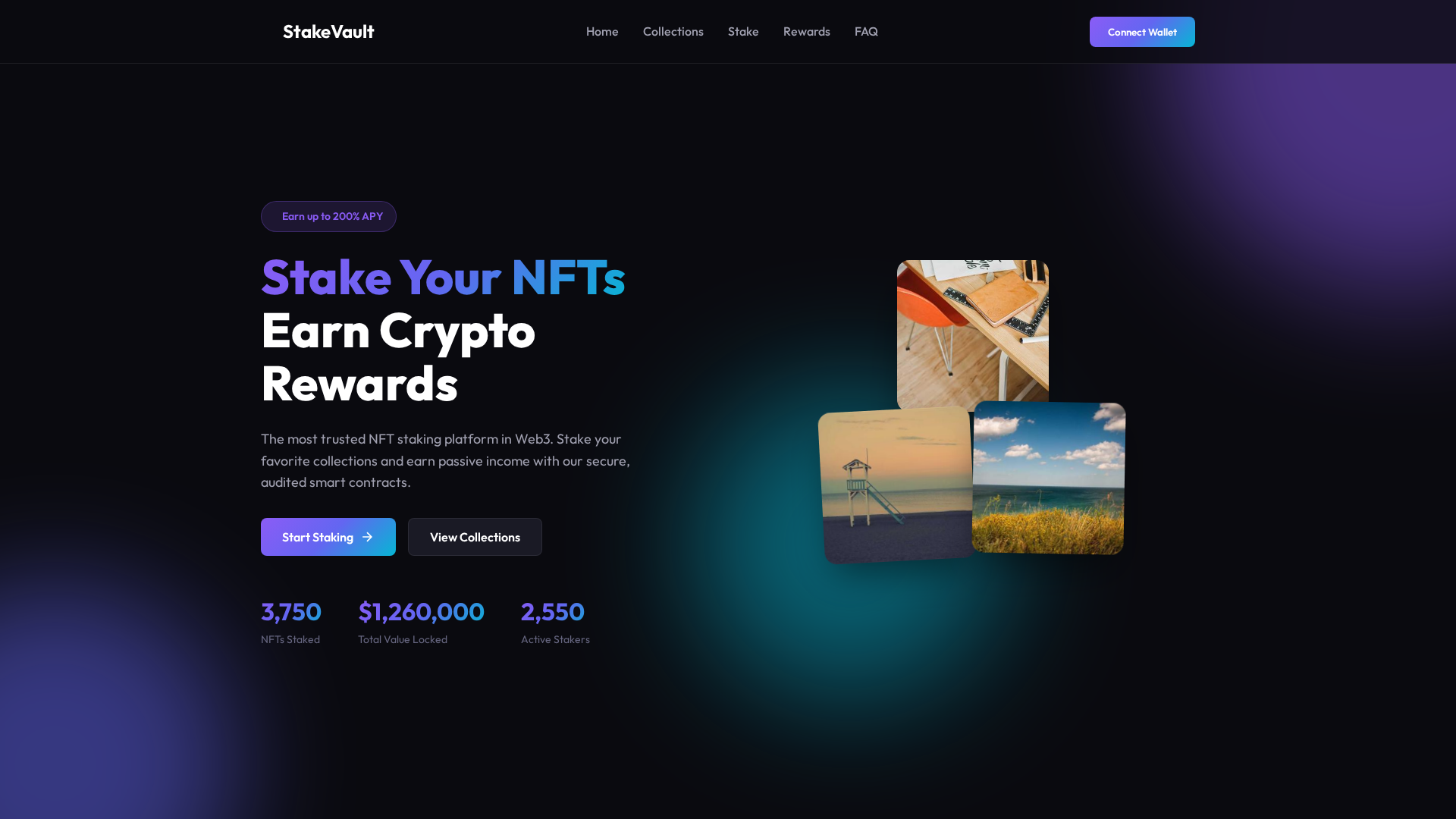 Screenshot of cryptostaking.website