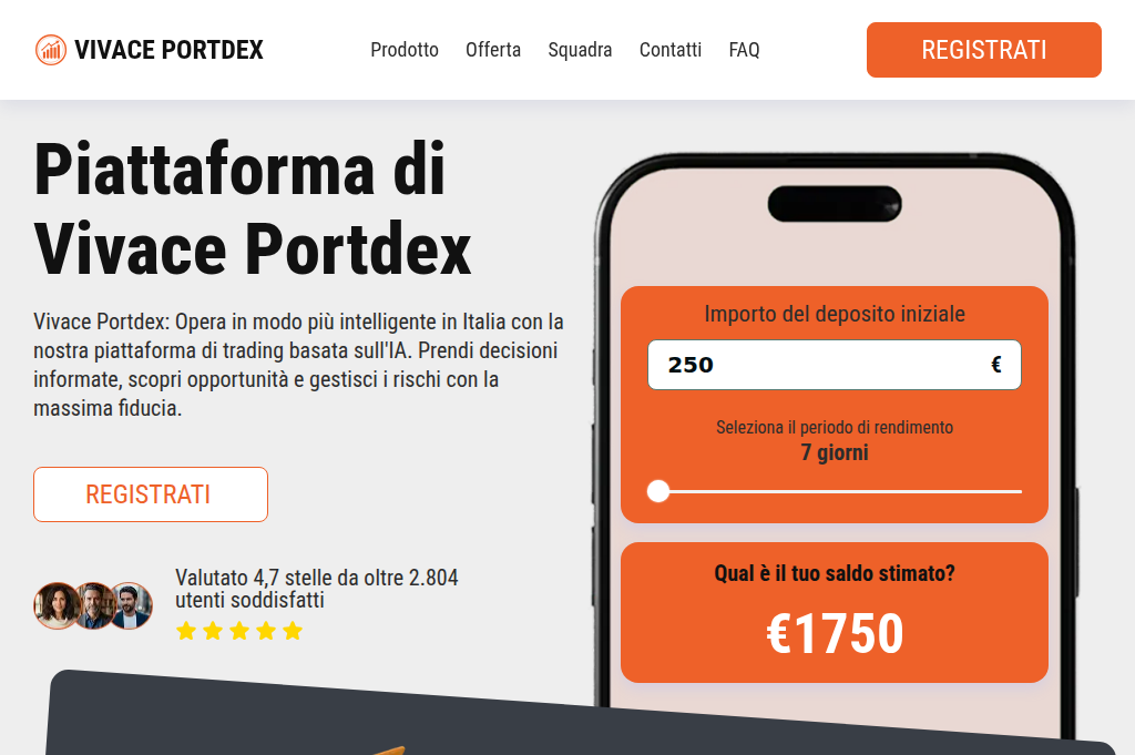 Screenshot of vivaceportdex.net