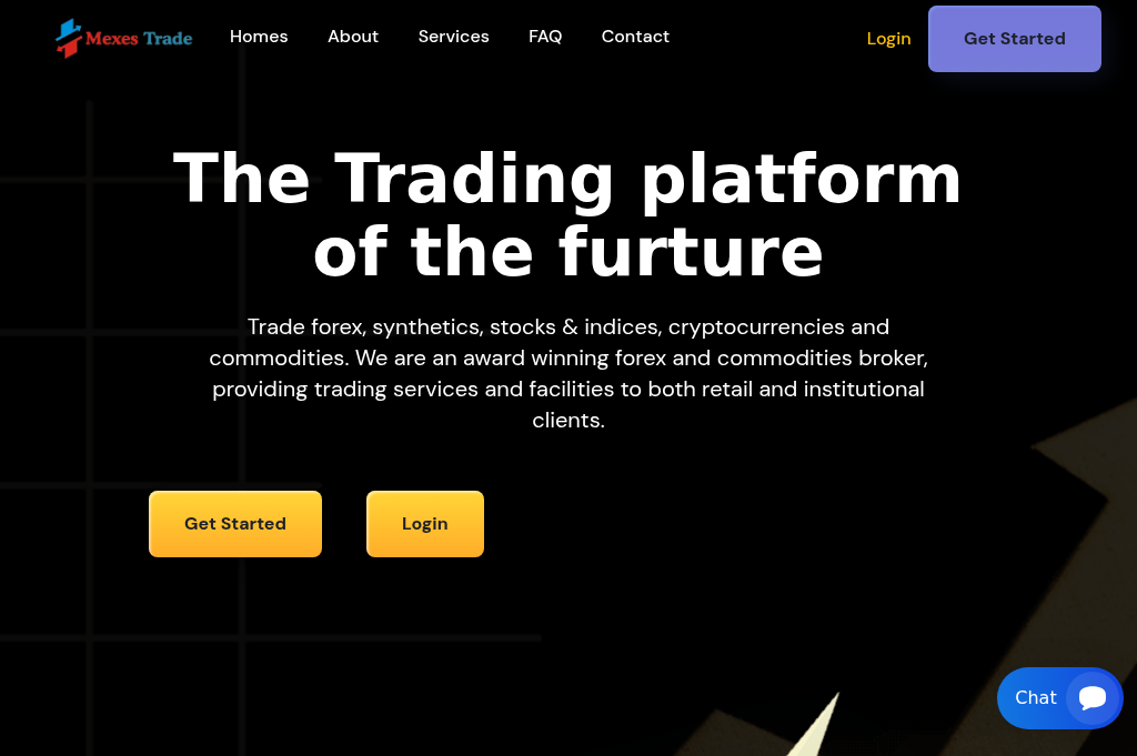 Screenshot of mexestrade.com