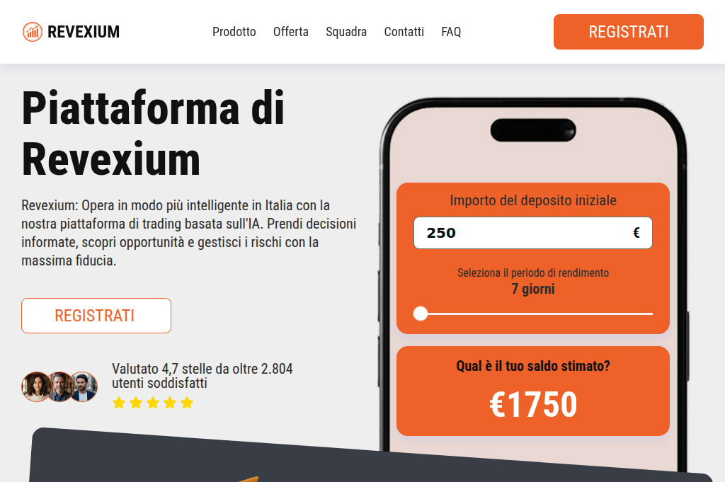 Screenshot of revexium-ia.com