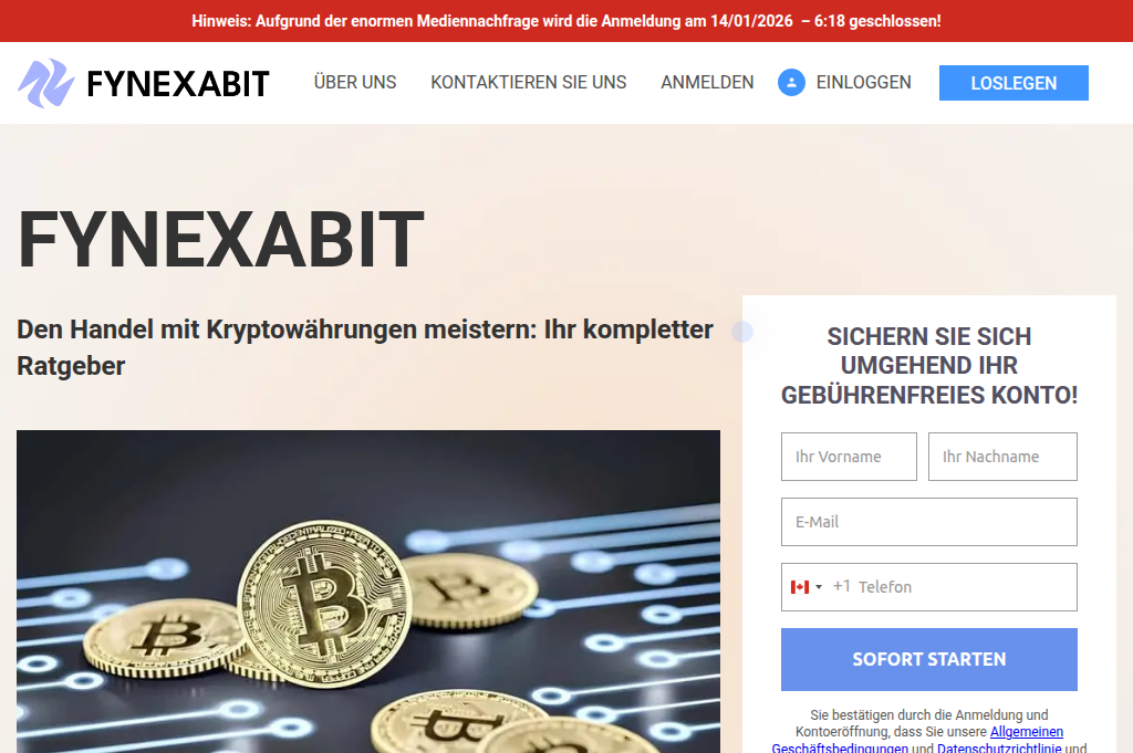 Screenshot of fynexabit.net