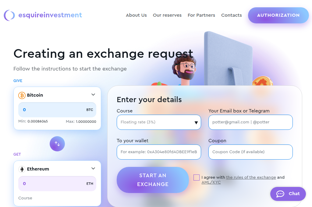 Screenshot of esquireinvestment.com