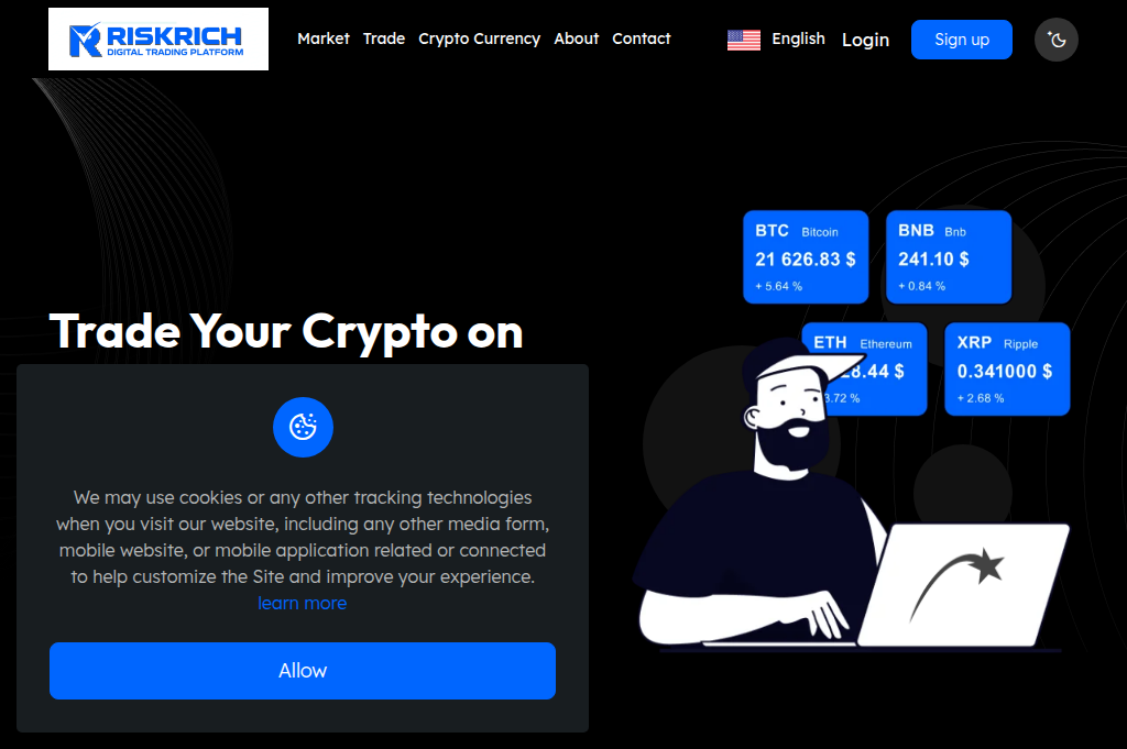Screenshot of ricrich.com