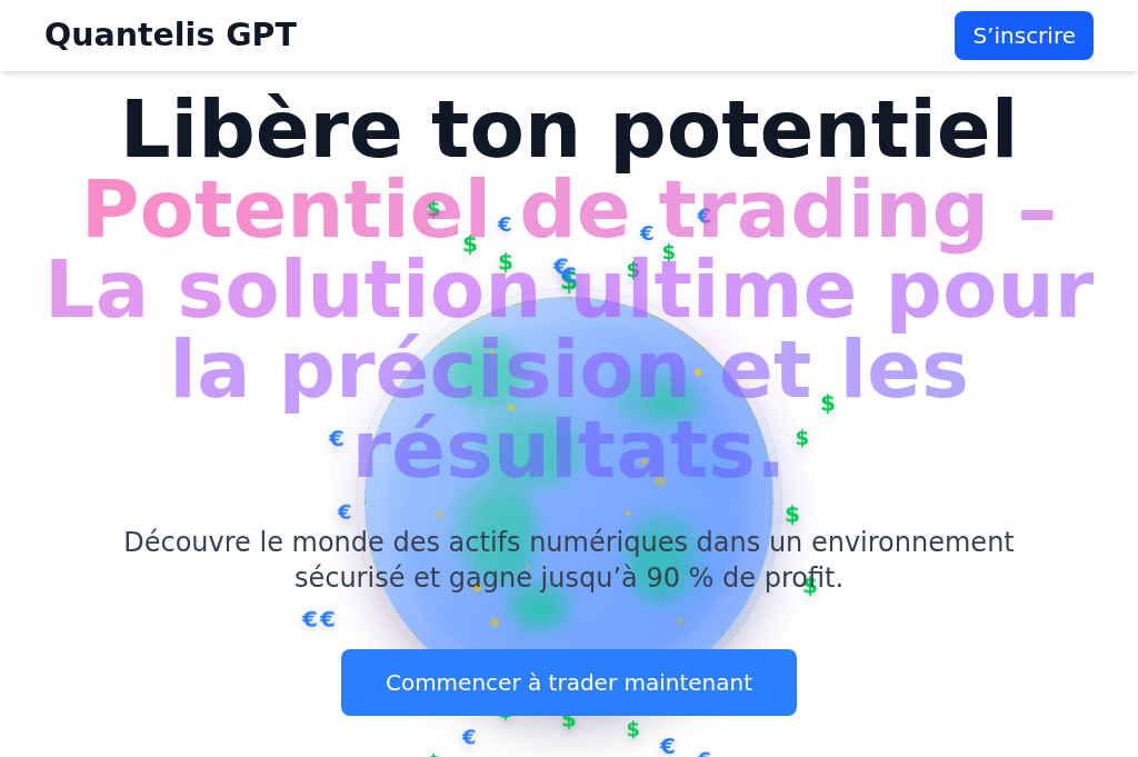 Screenshot of quantelisgpt.com