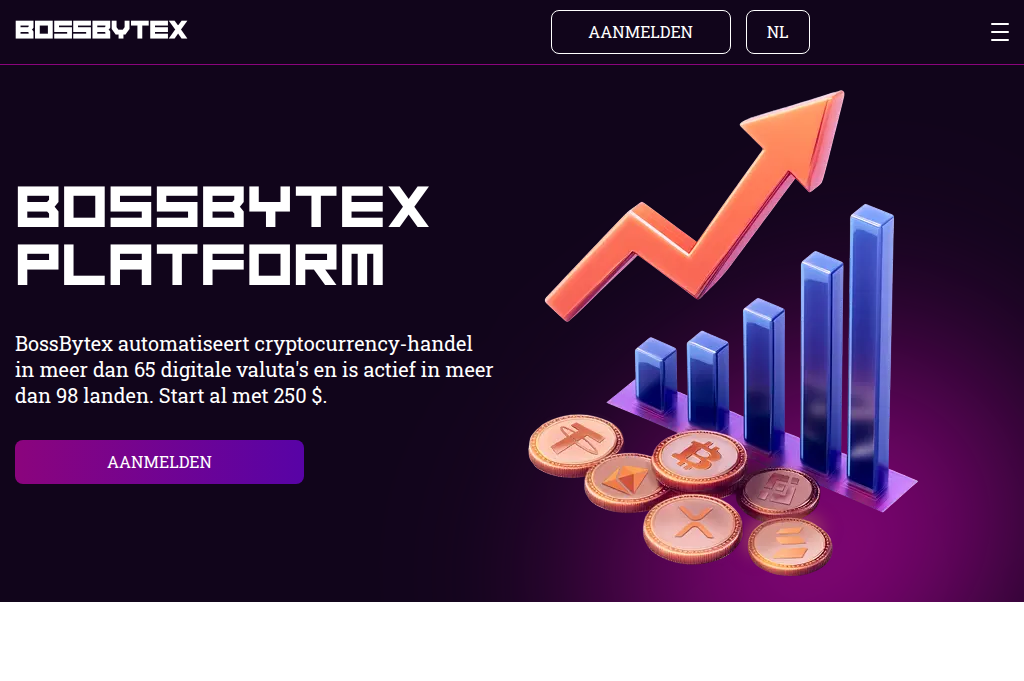 Screenshot of bossbytex.com