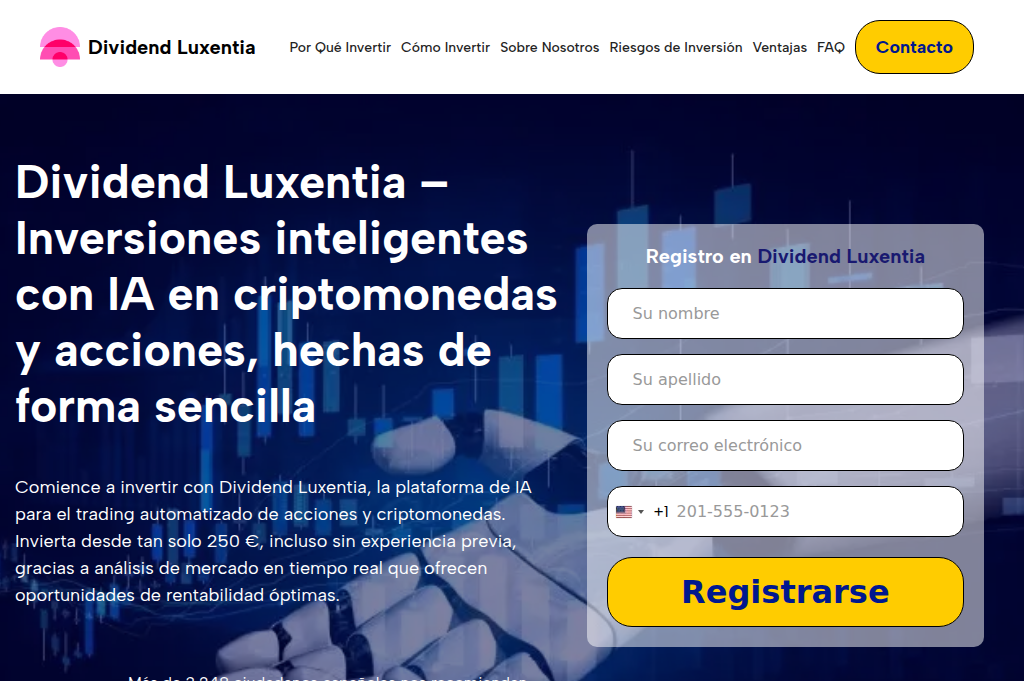 Screenshot of dividendluxentia.net