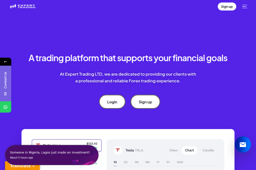 Screenshot of expertsltd.site