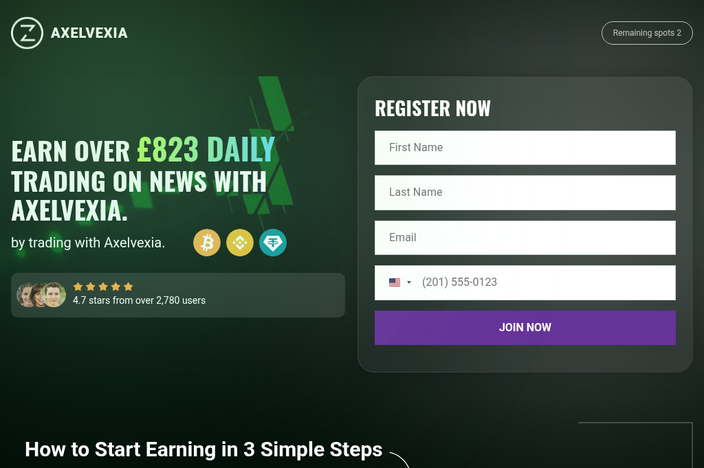 Screenshot of axelvexia.com