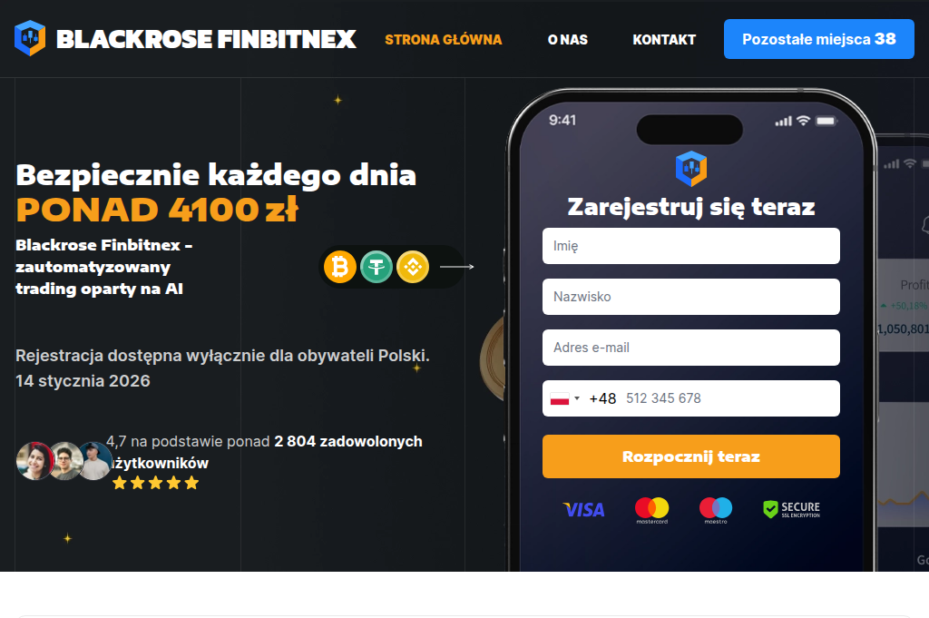 Screenshot of blackrosefinbitnex-pl.net