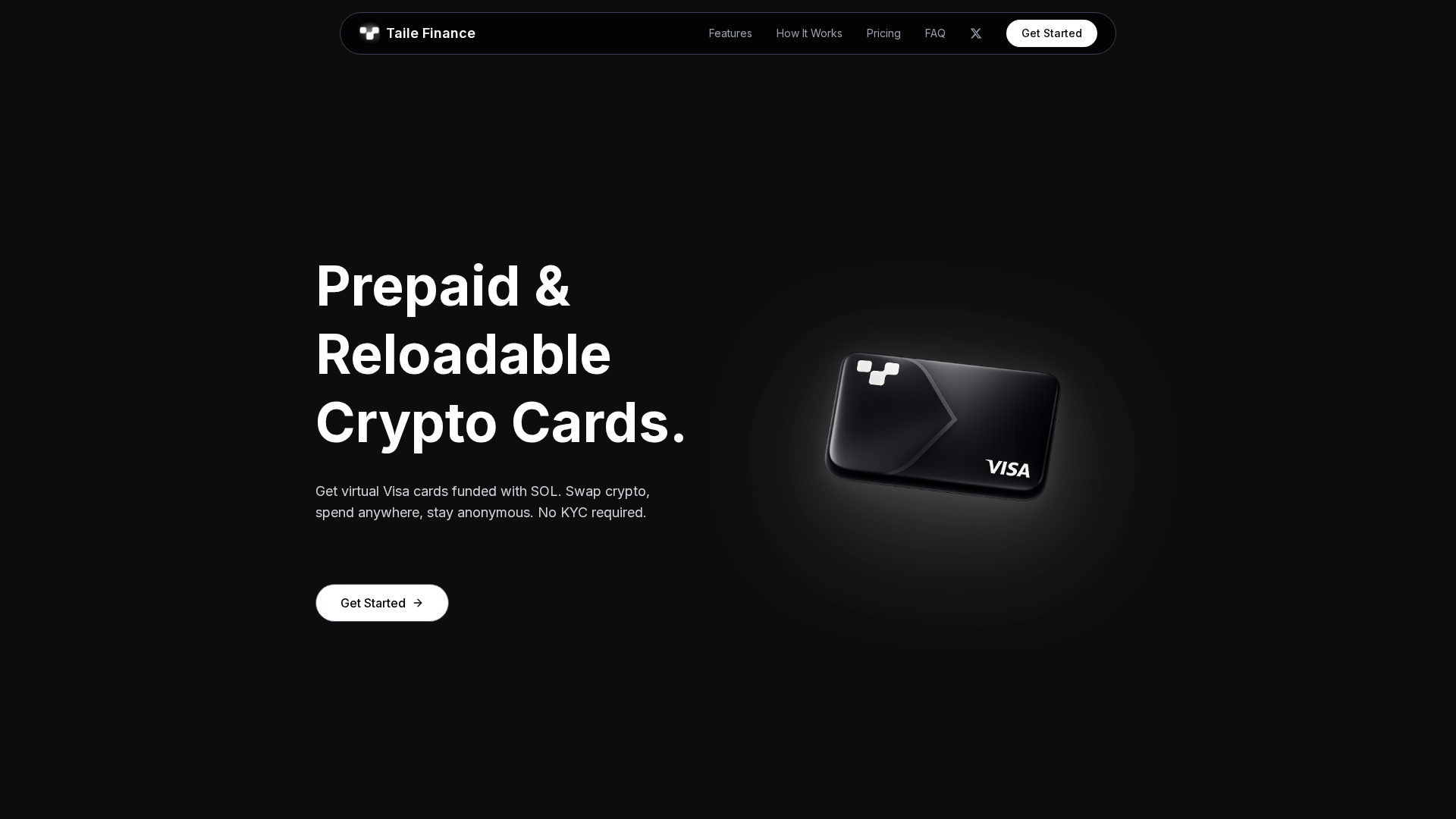 Screenshot of taile.finance