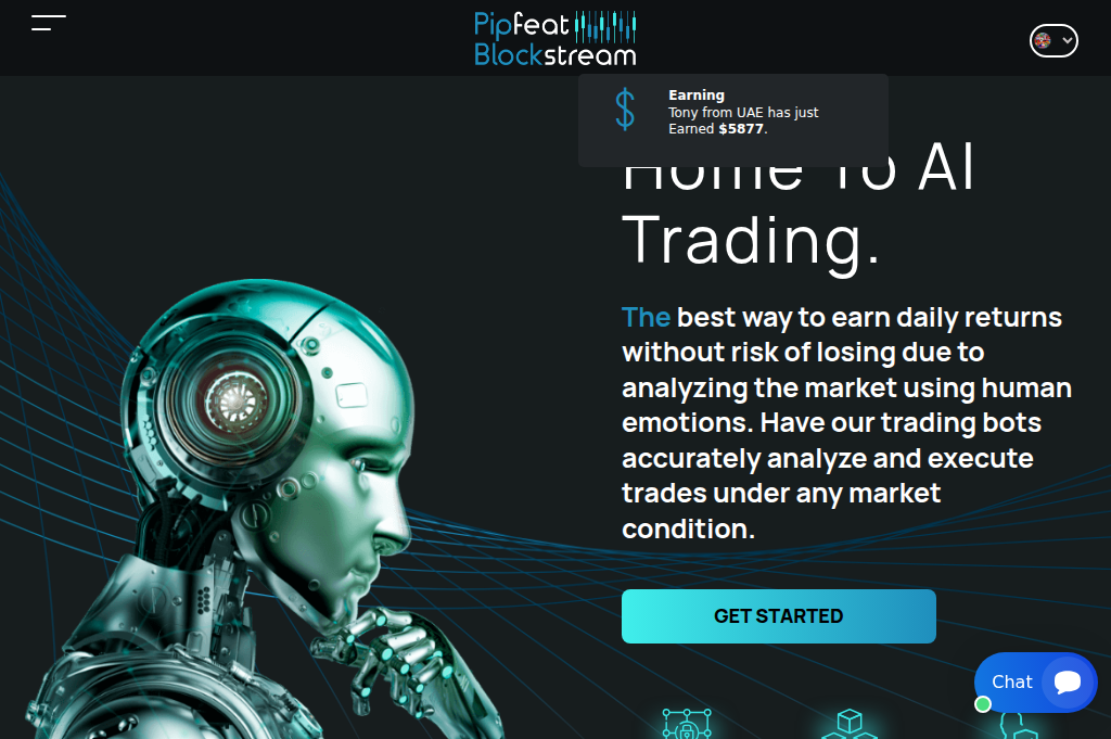 Screenshot of pipfeatblockstream.com