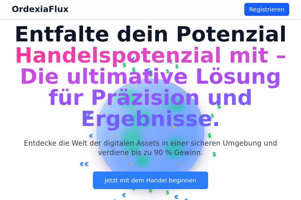 Screenshot of ordexia-flux.net