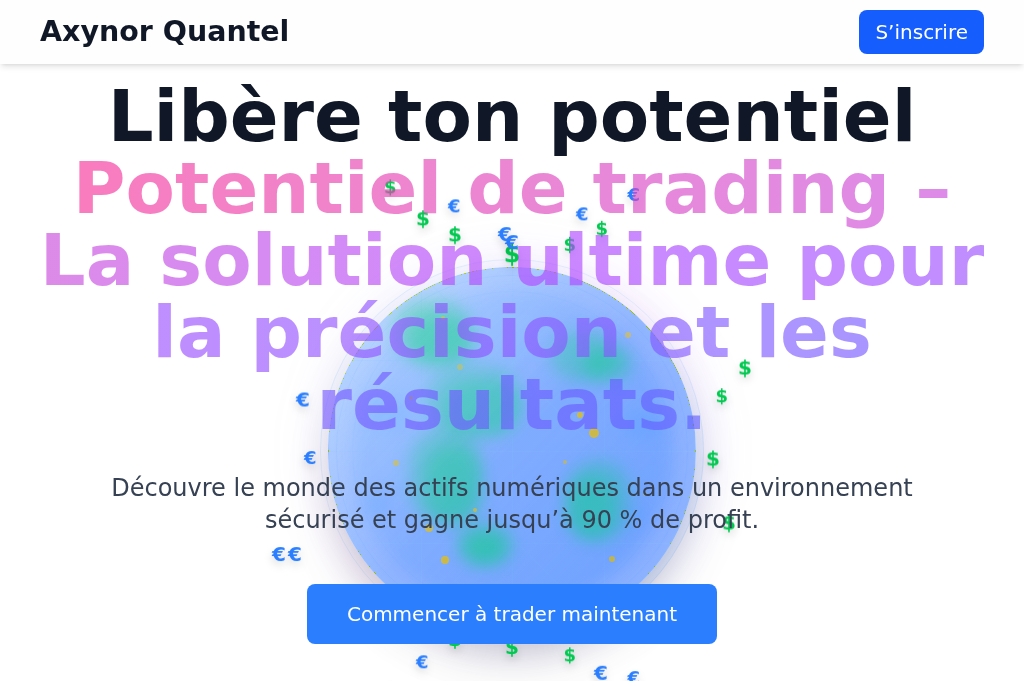Screenshot of axynor-quantel.org